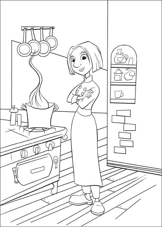 Ratatouille k Vymalování omalovánka