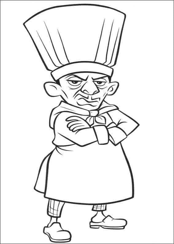 Ratatouille pro 4leté Děti omalovánka