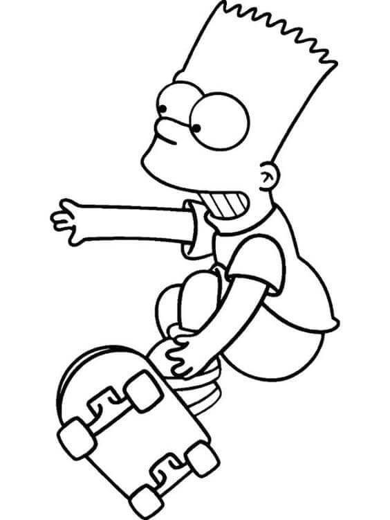 Simpsonovi (4) omalovánka