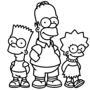 Omalovánky Simpsonovi 