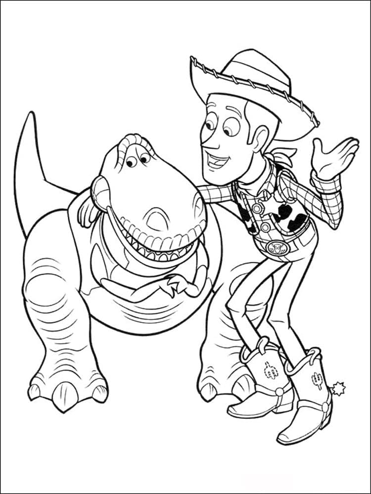 Skvělý Toy Story omalovánka
