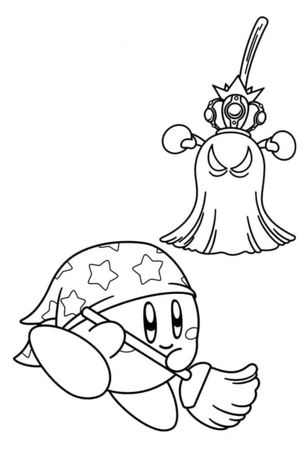 Snadný Kirby omalovánka