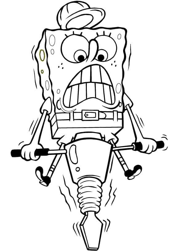 Spongebob Zdarma pro Děti omalovánka