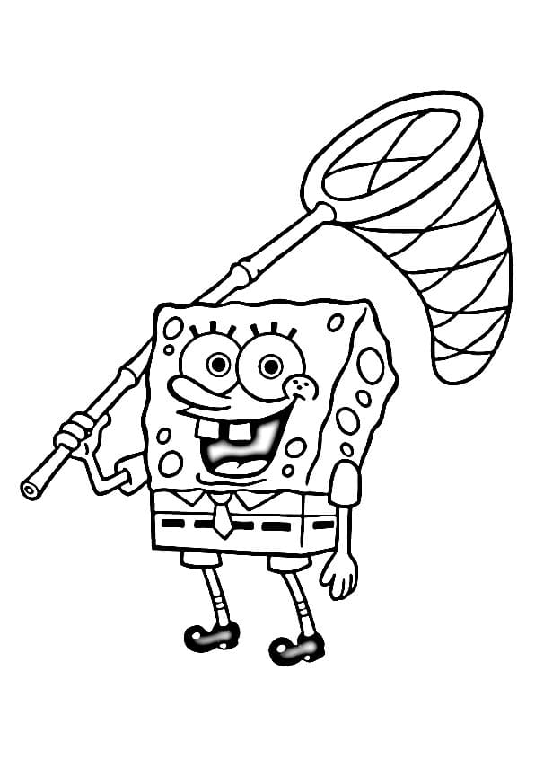Spongebob k Vytisknutí omalovánka