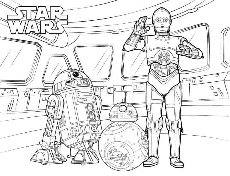 Star Wars (8) omalovánka