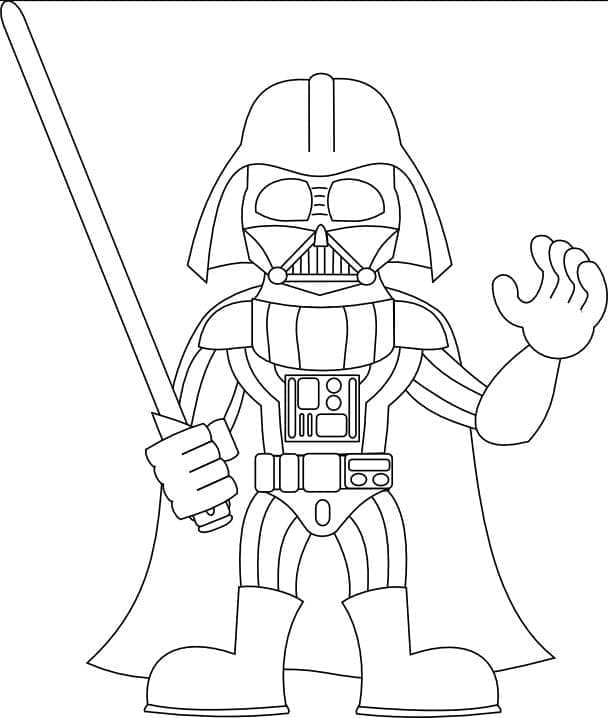 Star Wars Tisknutelné Zdarma omalovánka