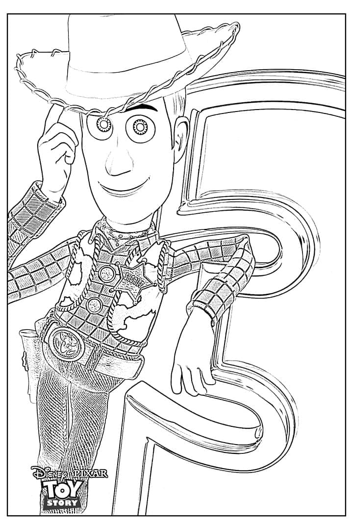 Tisknutelný Zdarma Toy Story omalovánka