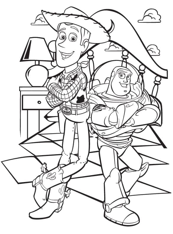 Toy Story (Příběh hraček) omalovánky