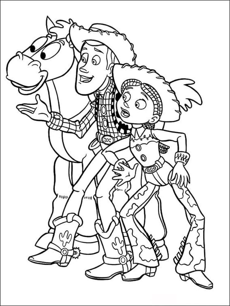 Toy Story Tisknutelný omalovánka