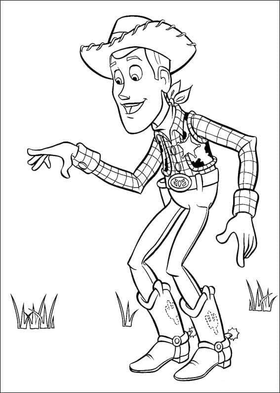 Toy Story pro 2leté Děti omalovánka