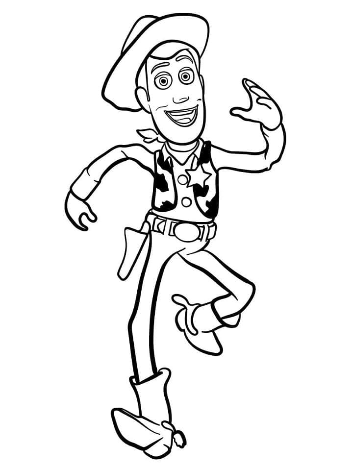 Toy Story pro 5leté Děti omalovánka