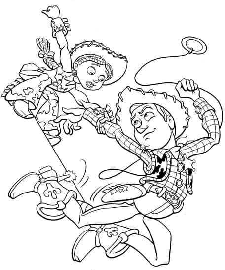 Toy Story v Disney omalovánka