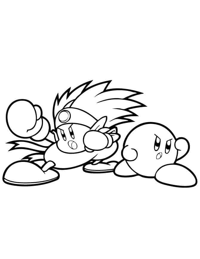 Úžasný Kirby omalovánka