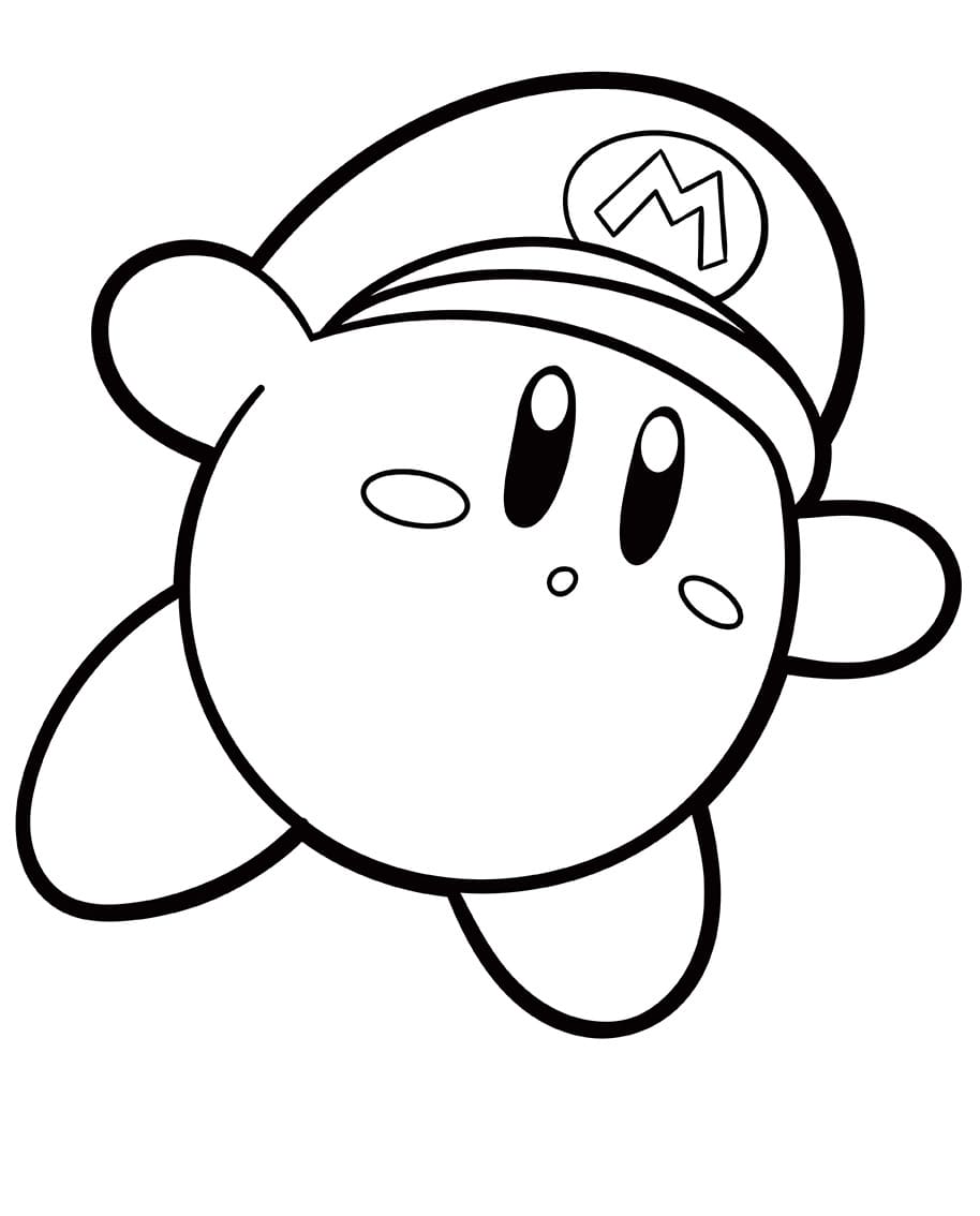 Velmi Roztomilý Kirby omalovánka