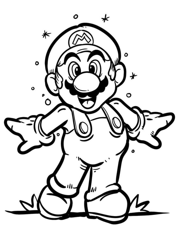 Omalovánky Mario