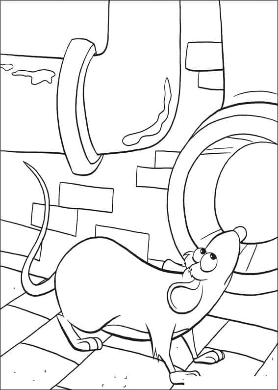 Vytisknout Ratatouille omalovánka
