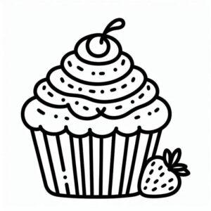 Omalovánky Cupcake