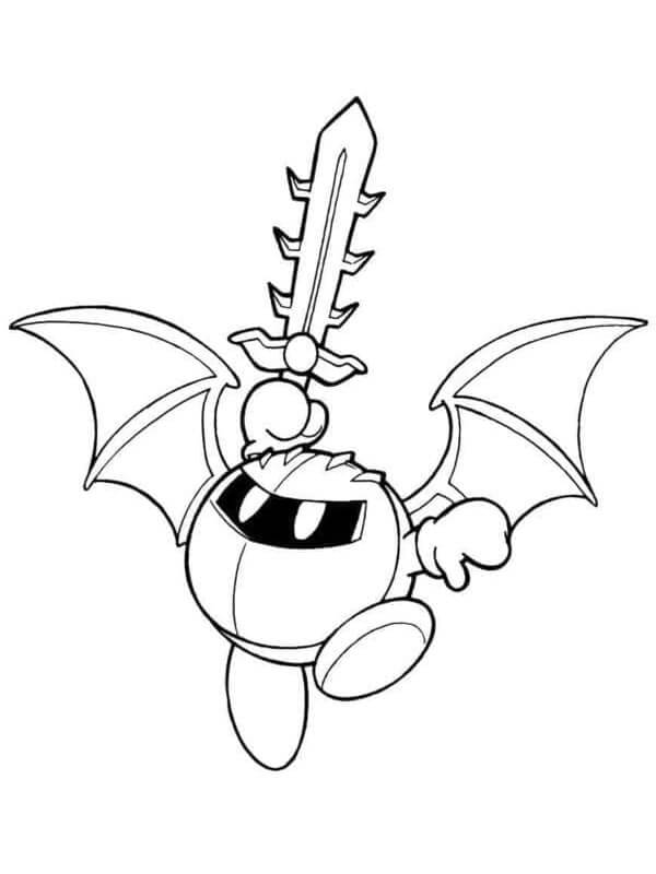 Zdarma Kirby Tisknutelný omalovánka