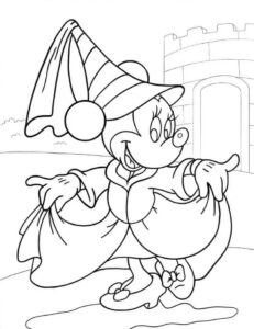 Omalovánky Minnie Mouse