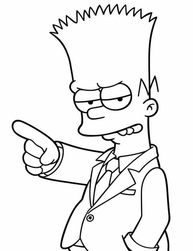 Zdarma Simpsonovi pro Děti omalovánka