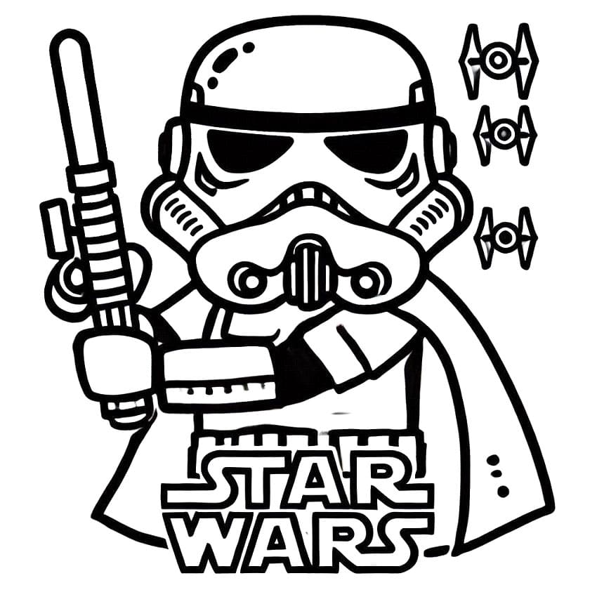 Star Wars omalovánky