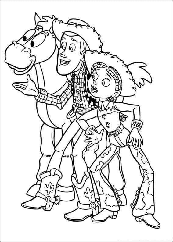 Zdarma Toy Story Tisknutelný omalovánka