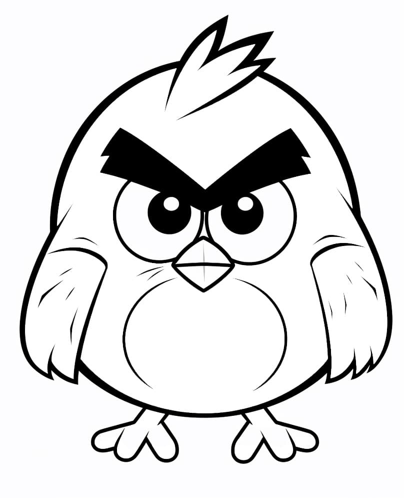 Angry Birds Hra omalovánka