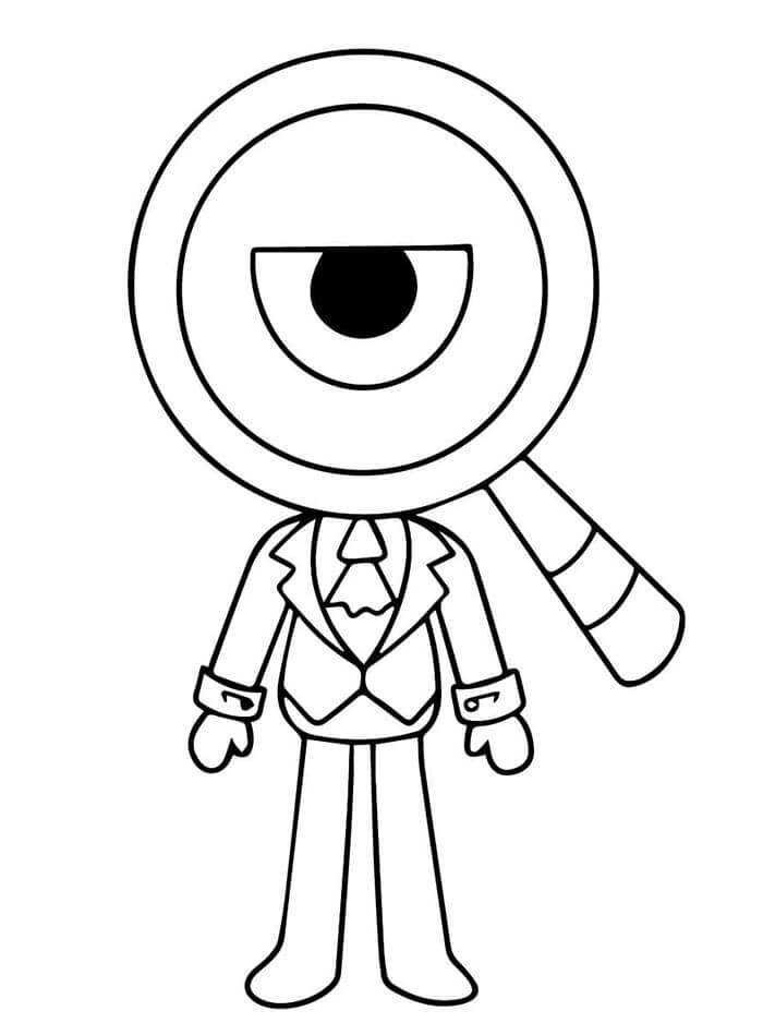 Neplacený Dandy's World Pro Děti omalovánka
