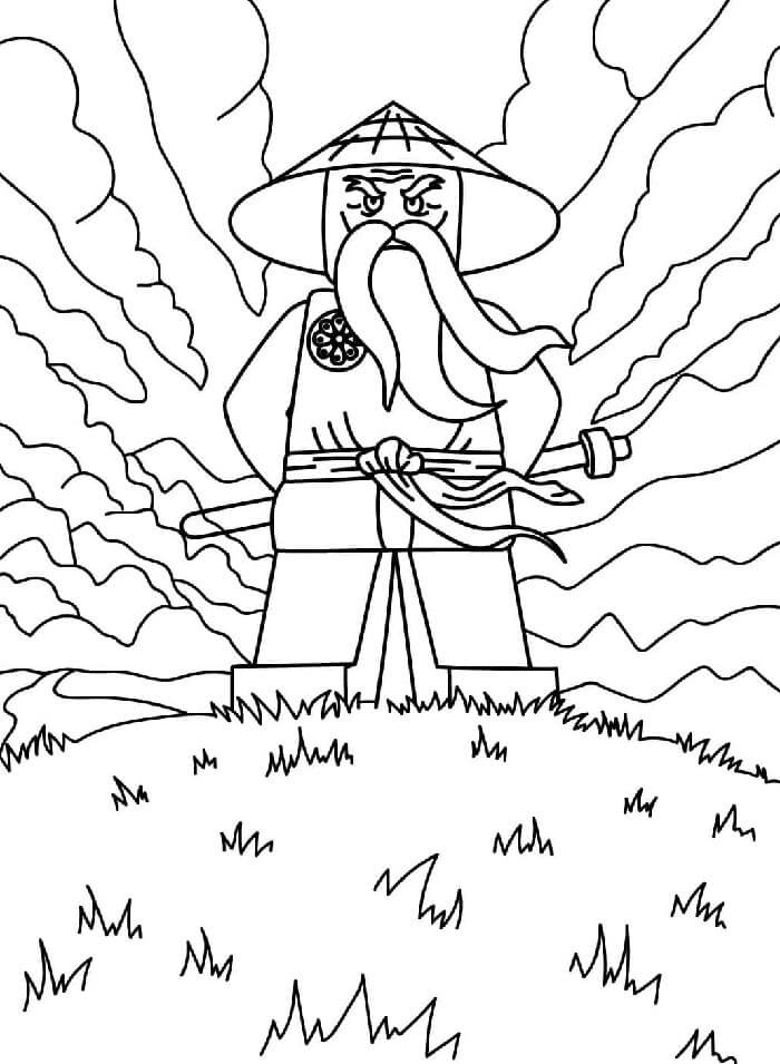 Ninjago (6) omalovánka