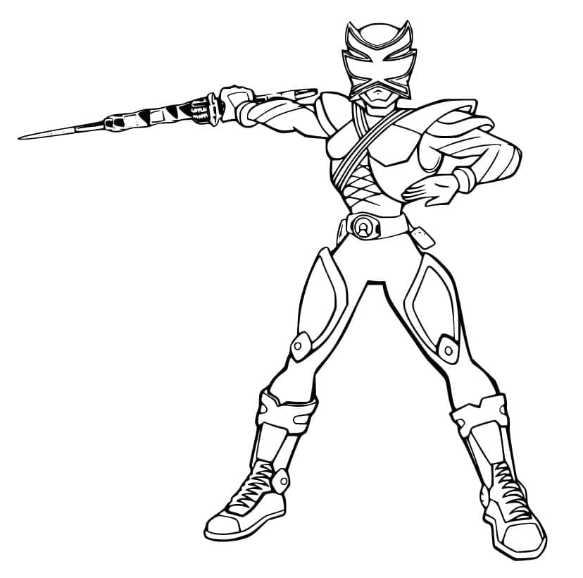 Obrázek Power Rangers zdarma omalovánka
