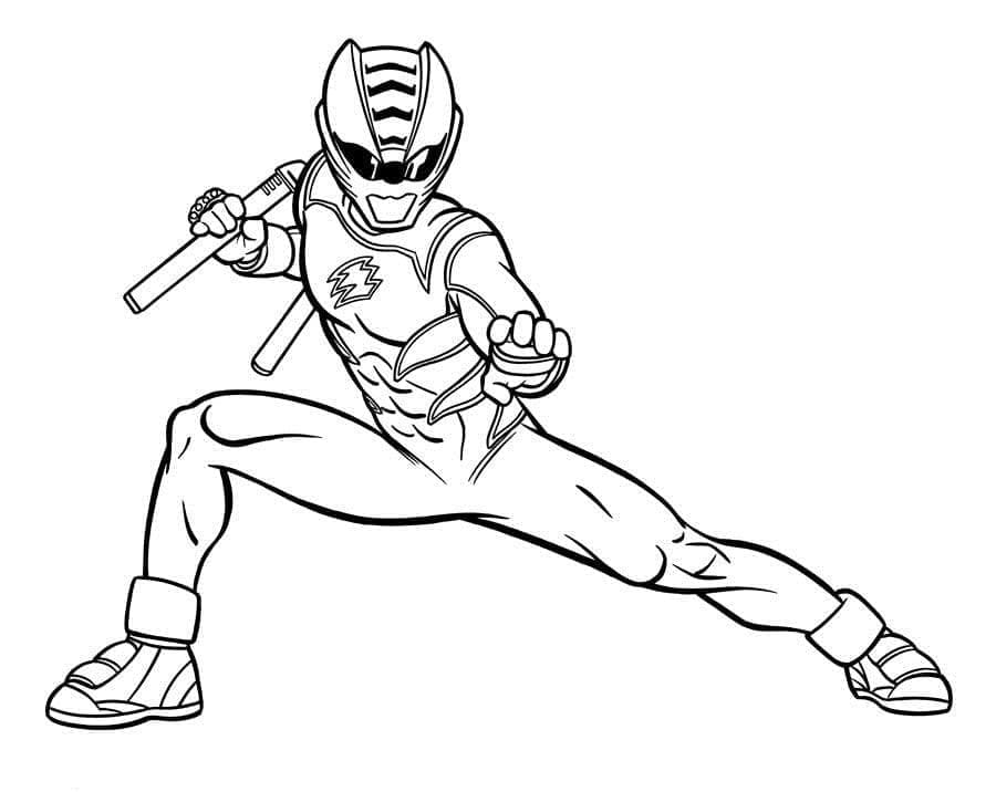 Obrázek Power Rangers omalovánka