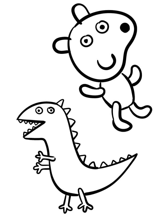 Okouzlující Prasátko Peppa omalovánka