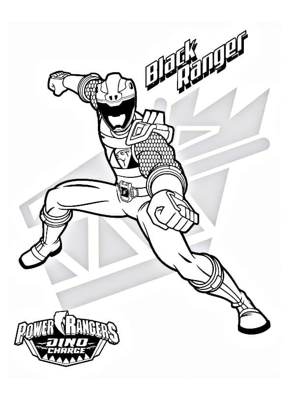 Power Rangers 10 omalovánka