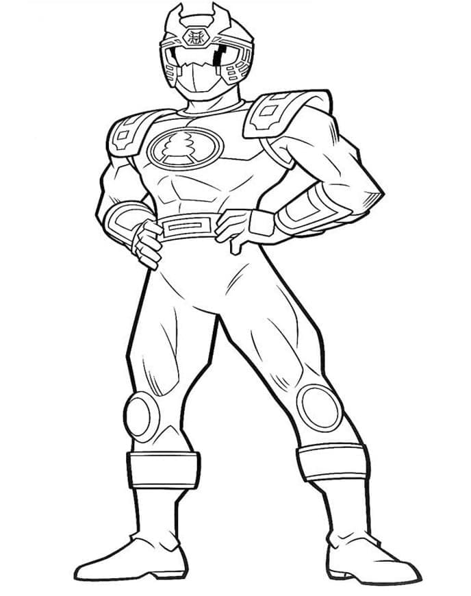 Power Rangers 11 omalovánka