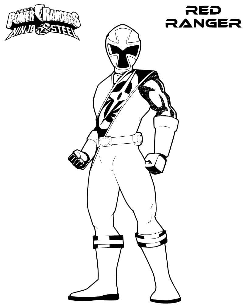 Power Rangers 6 omalovánka