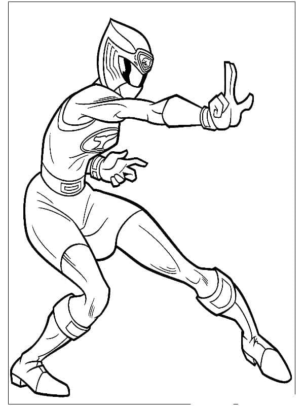 Power Rangers 7 omalovánka