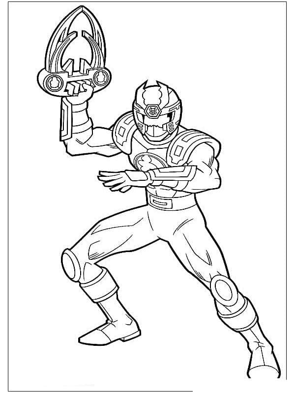 Power Rangers 8 omalovánka