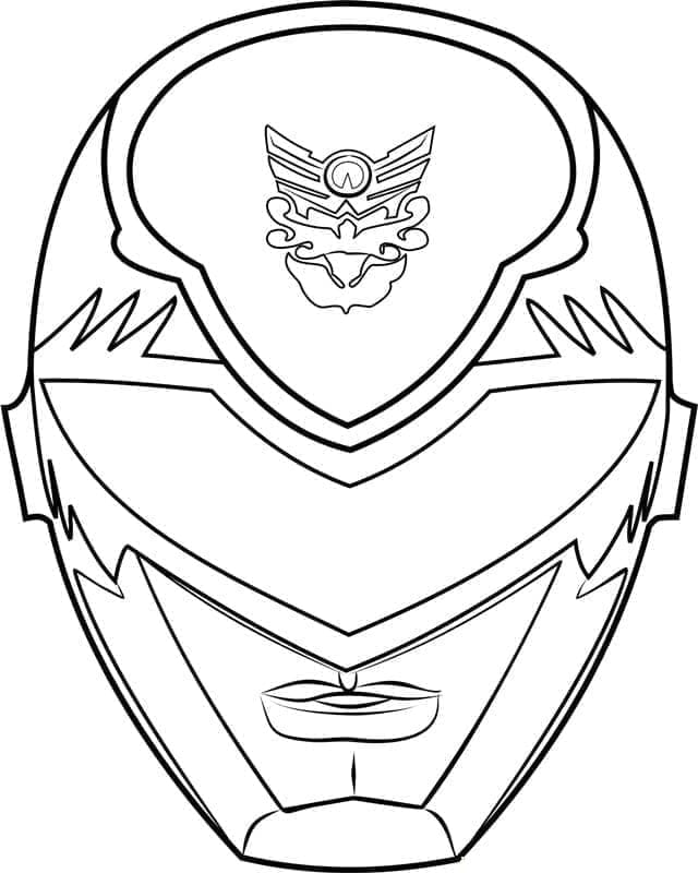Power Rangers pro 4leté Děti omalovánka