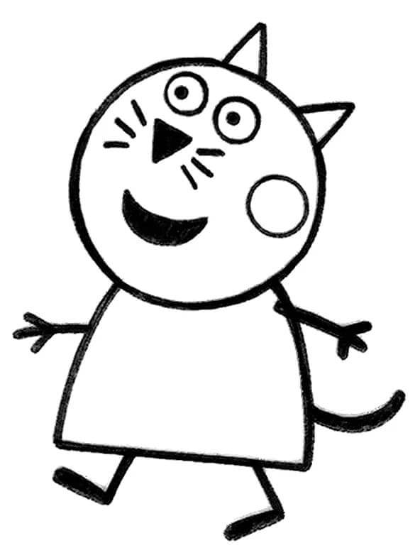 Prasátko Peppa (11) omalovánka
