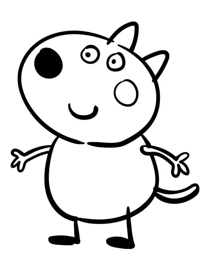 Prasátko Peppa (2) omalovánka