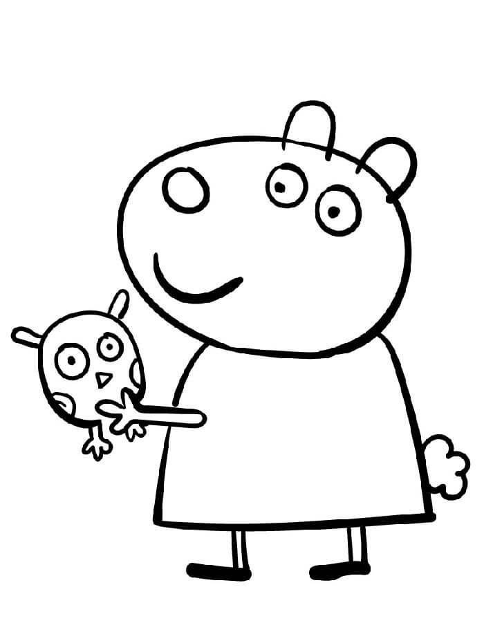 Prasátko Peppa (5) omalovánka