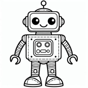 Omalovánky Robot
