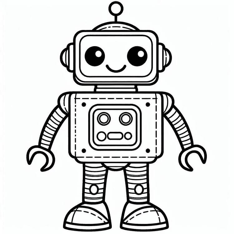 Robot omalovánky