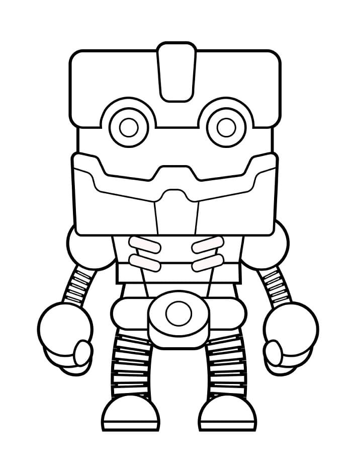 Robot Pro Děti omalovánka