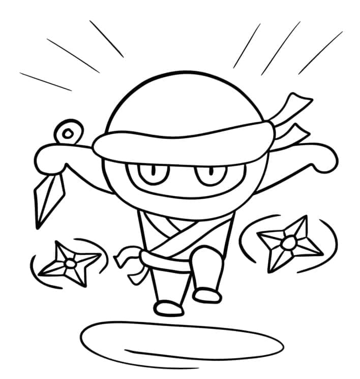 Omalovánky Ninja