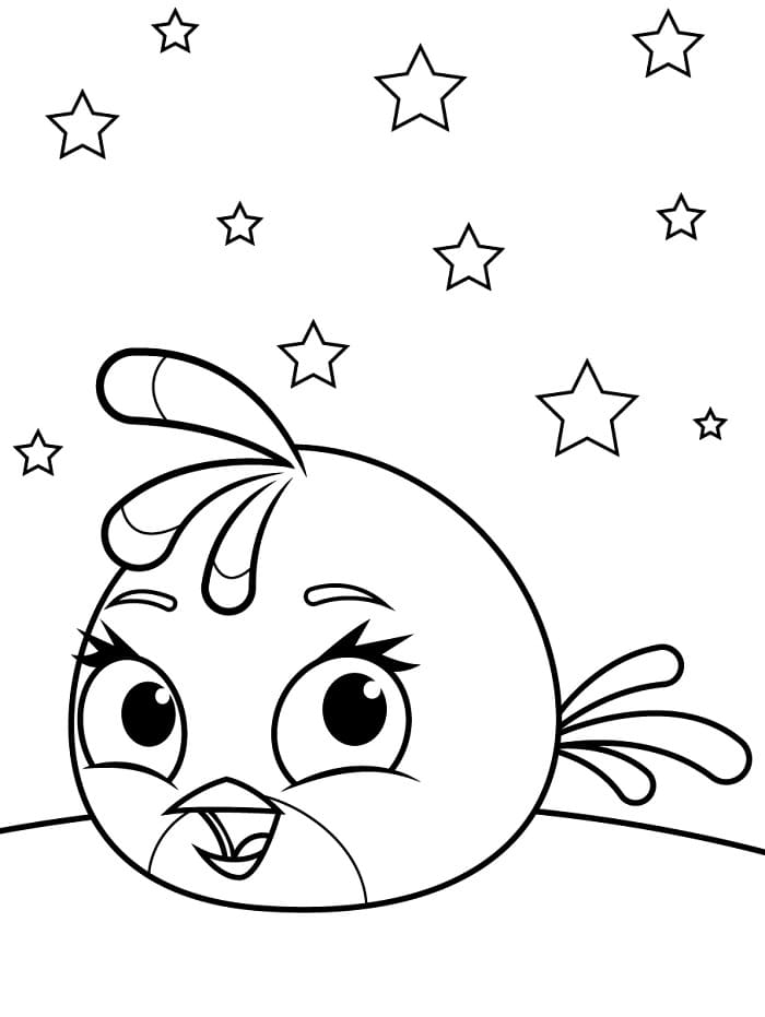 Tisknutelné Angry Birds omalovánka