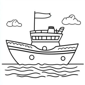 Omalovánky Lodě