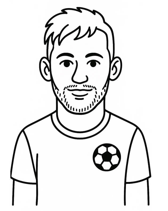 Úžasný Neymar omalovánka