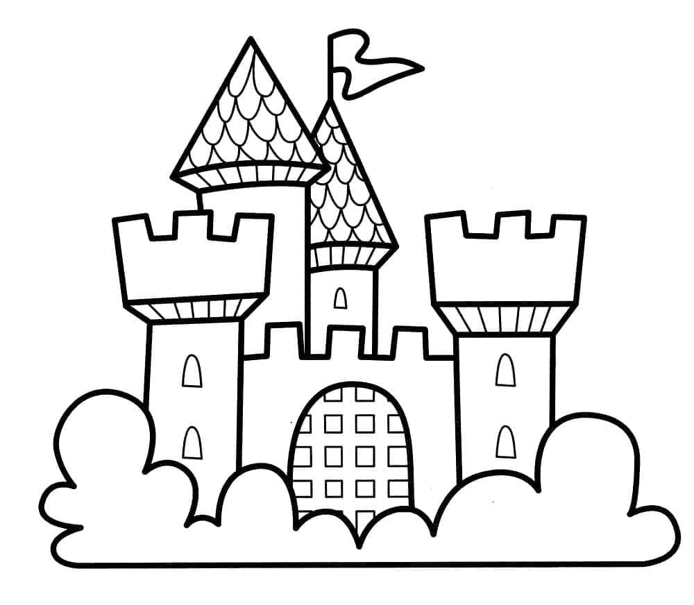Velký Hrad omalovánka