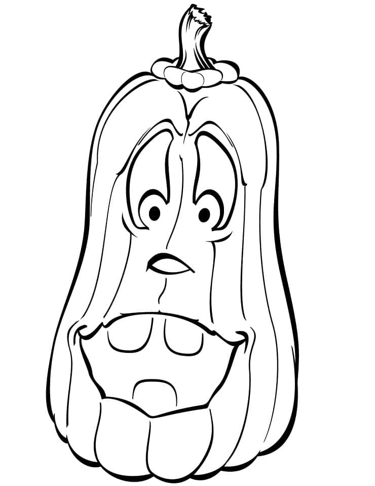 Velmi Vtipný Halloween Dýně omalovánka